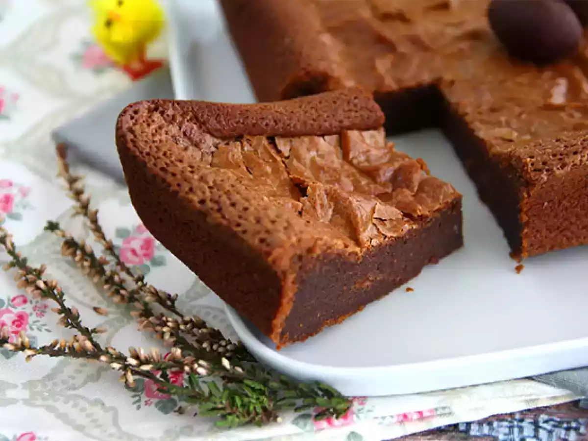 Brownie med rester af påskechokolade - foto 2