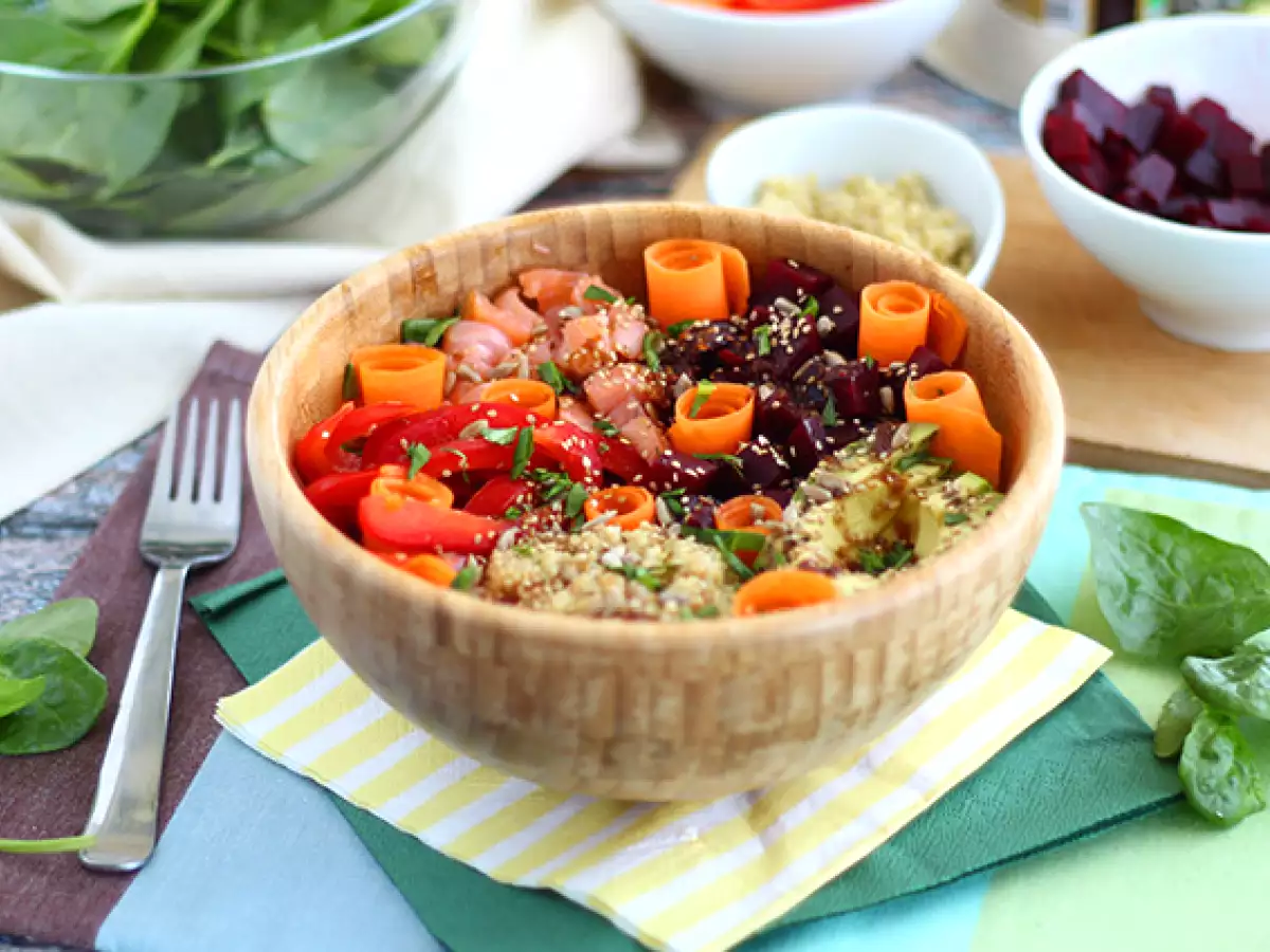 Buddha bowl med laks - foto 2