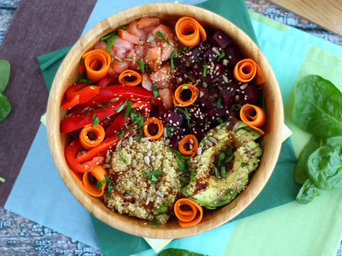 Buddha bowl med laks - foto 3