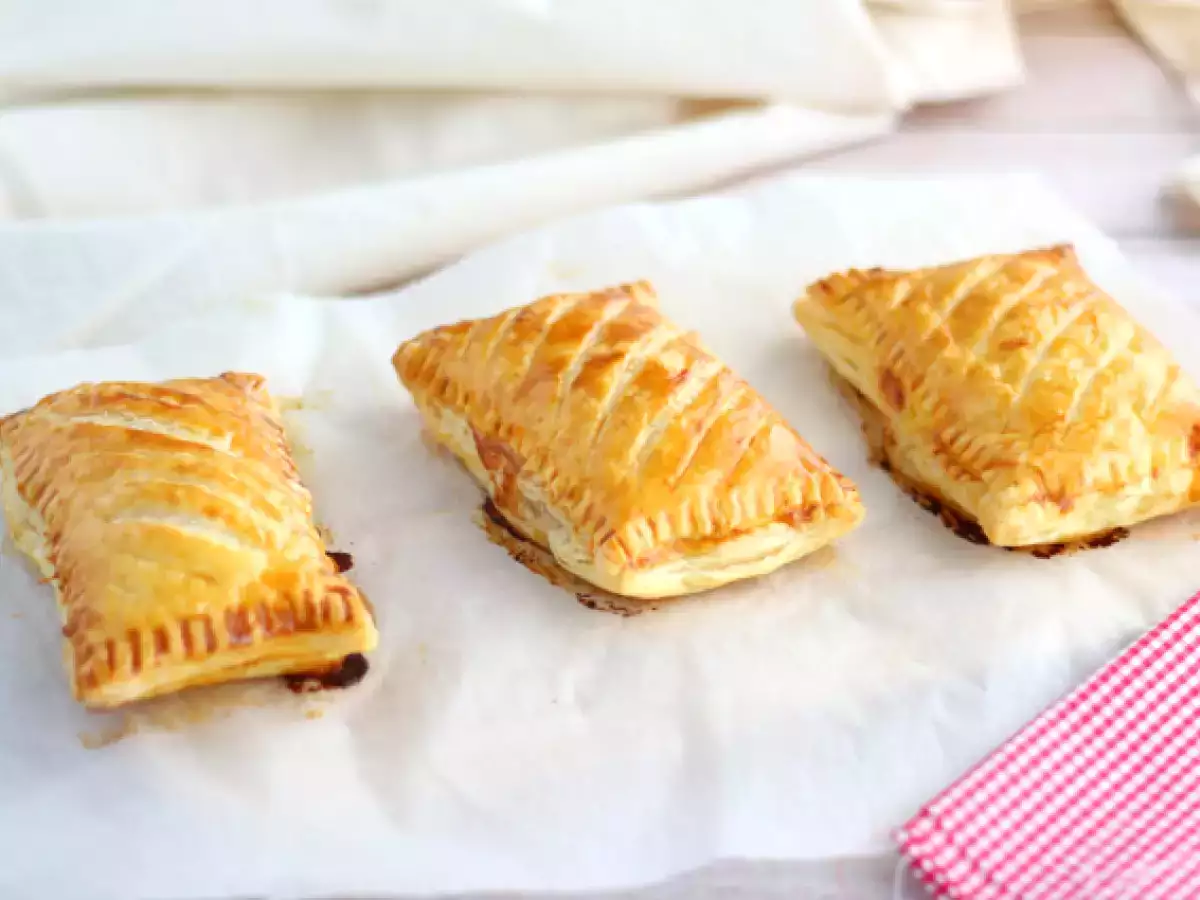 Butterdejspakker med skinke og ost - foto 3