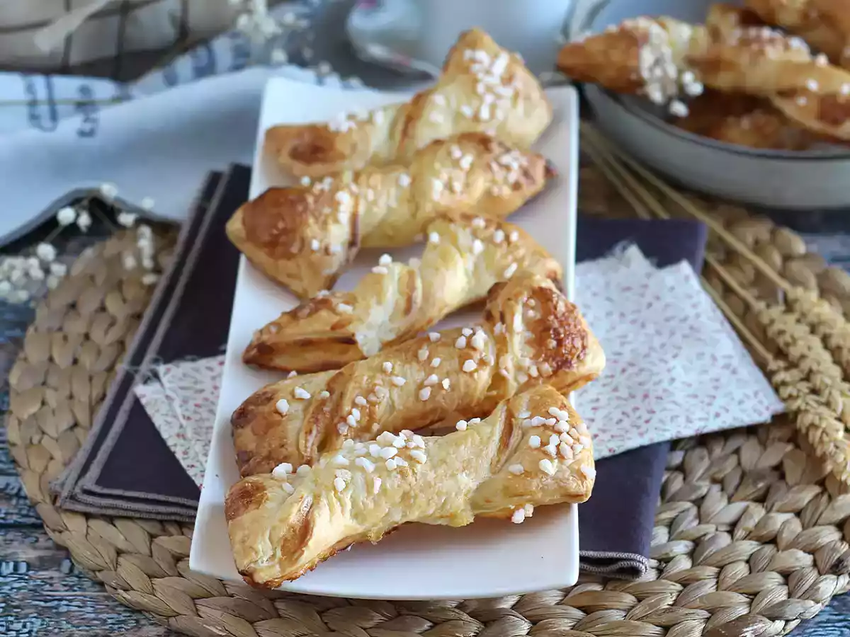 Butterdejssnurrer med vaniljecreme