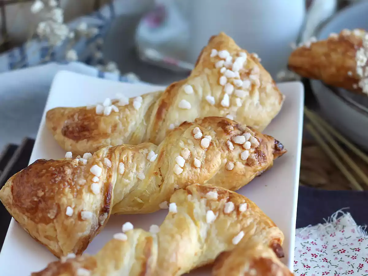 Butterdejssnurrer med vaniljecreme - foto 6