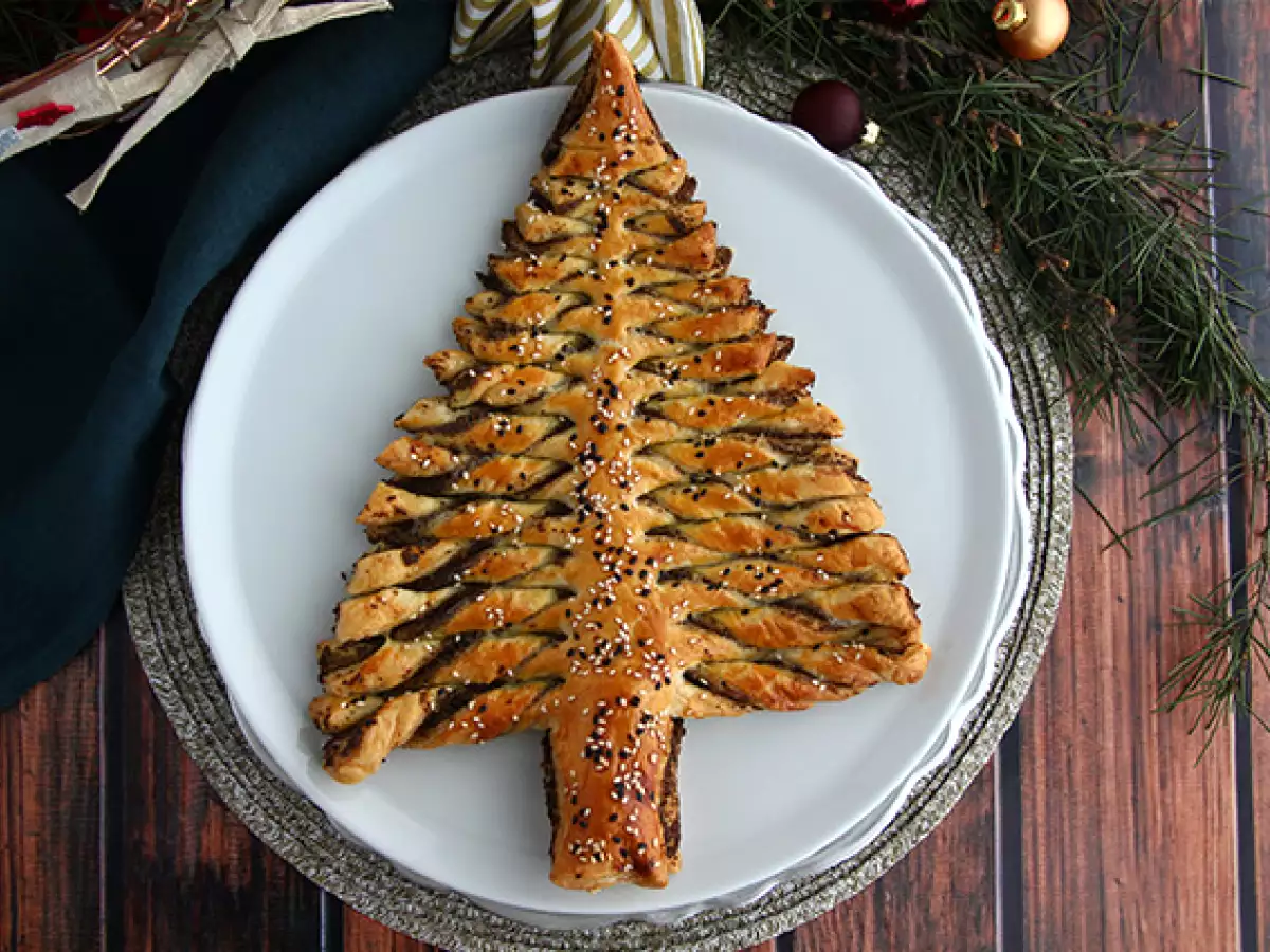Butterdejstræ med hjemmelavet tapenade