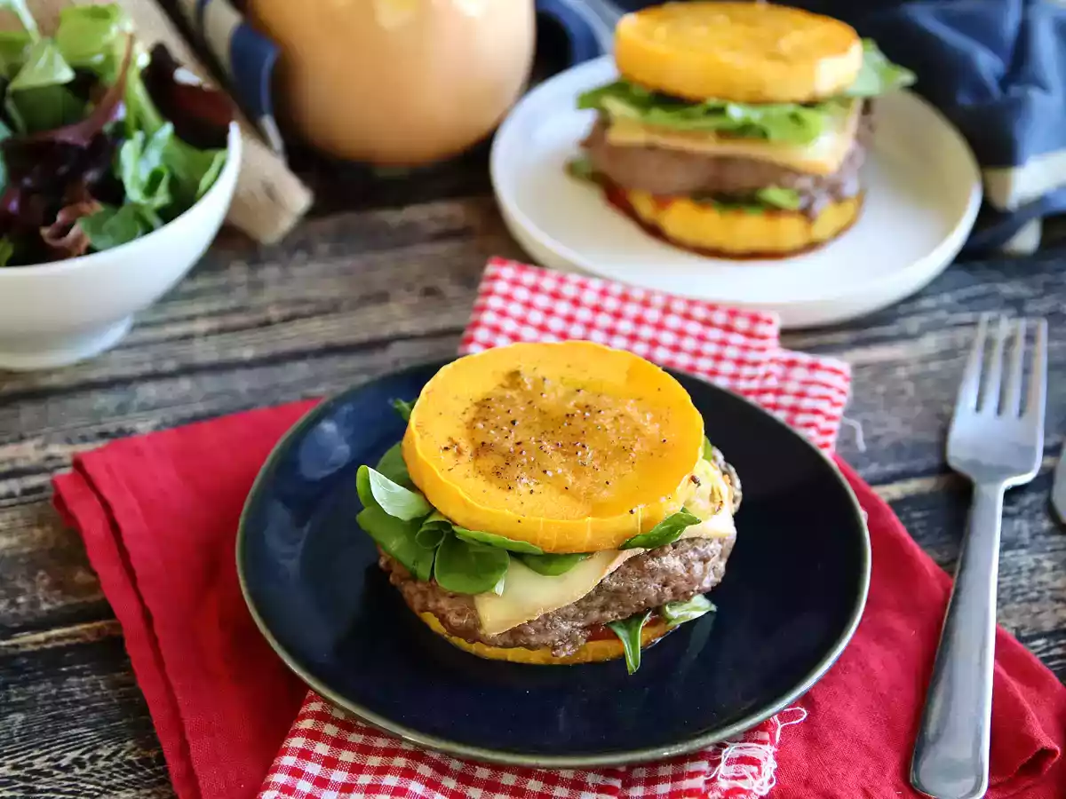 Butternut-burgere (garanteret uden brød!)