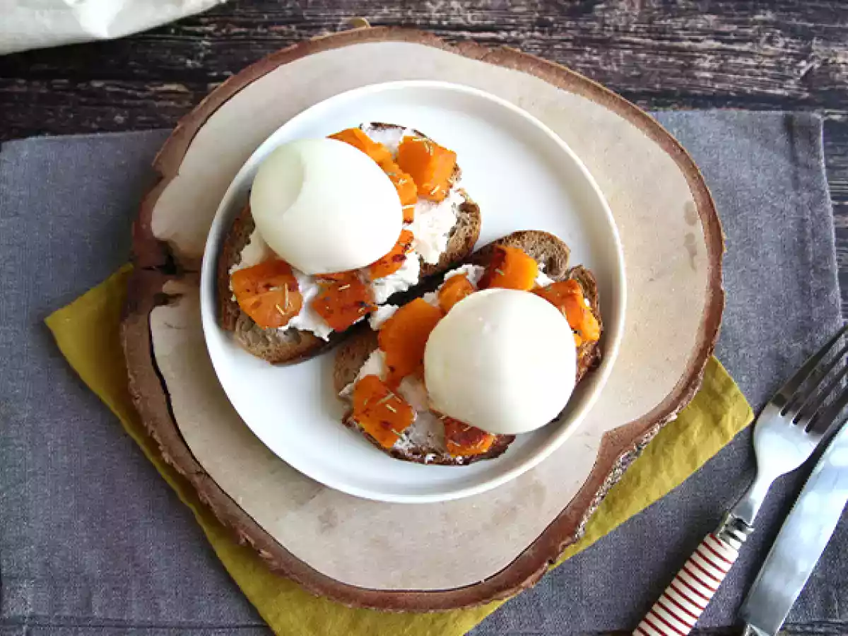 Butternut ricotta og æggesandwiches - foto 4