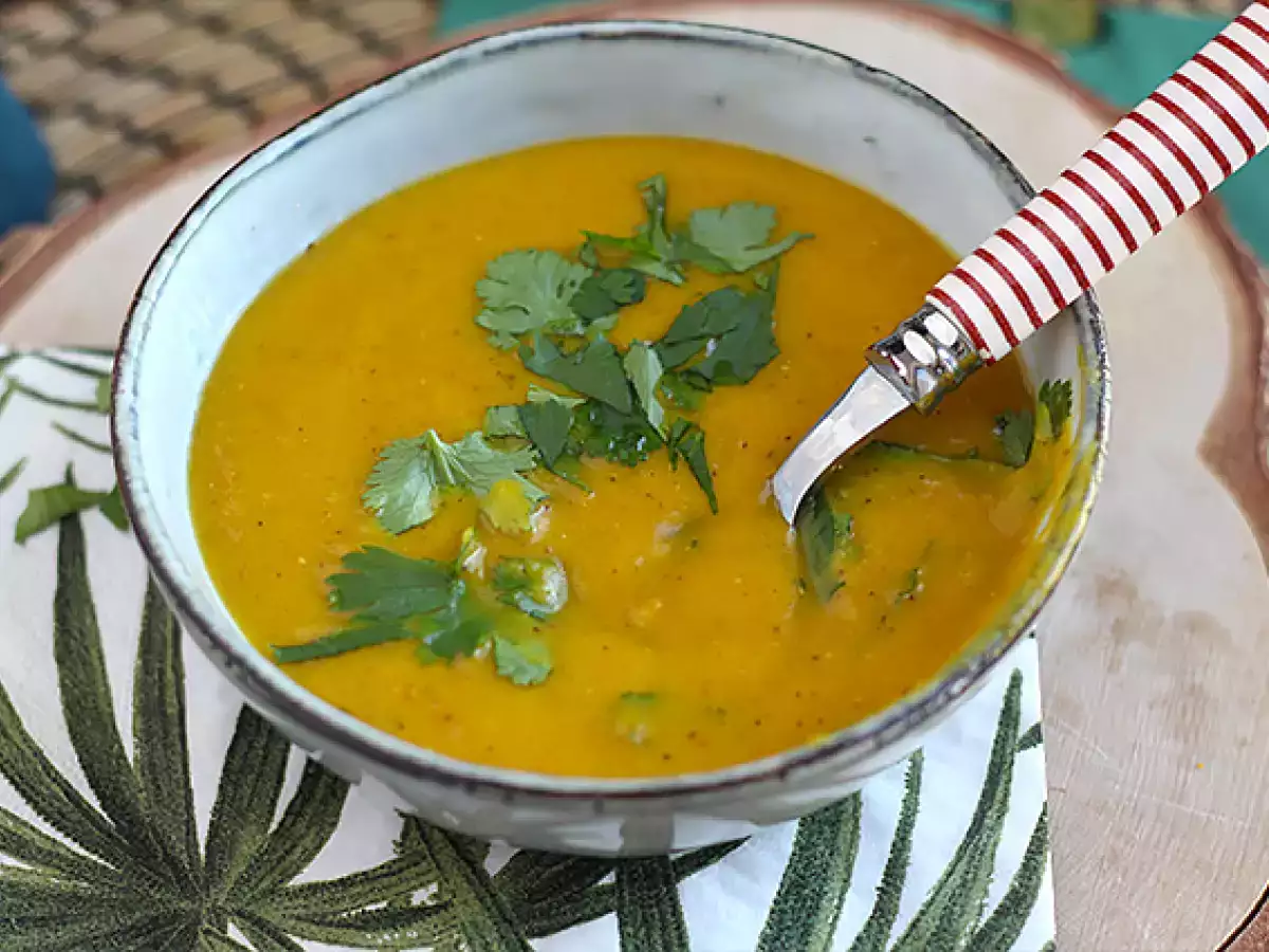 Butternutsuppe med røde linser - foto 4
