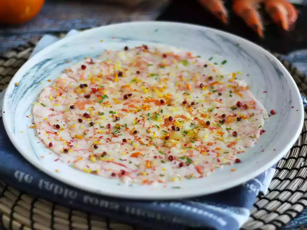 Carpaccio af rejer - foto 2