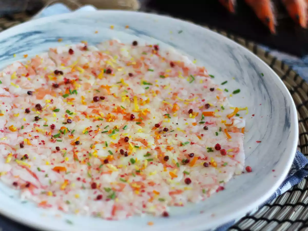 Carpaccio af rejer - foto 3