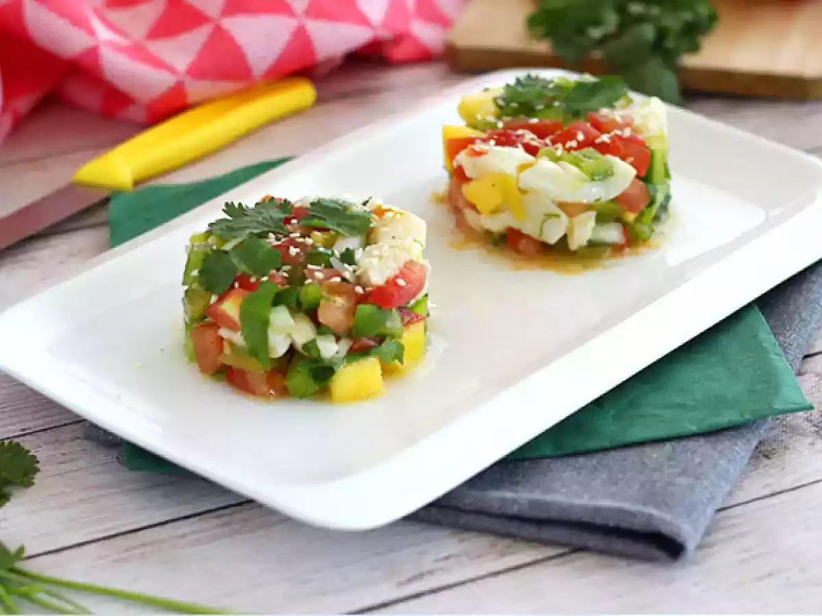 Ceviche af torsk