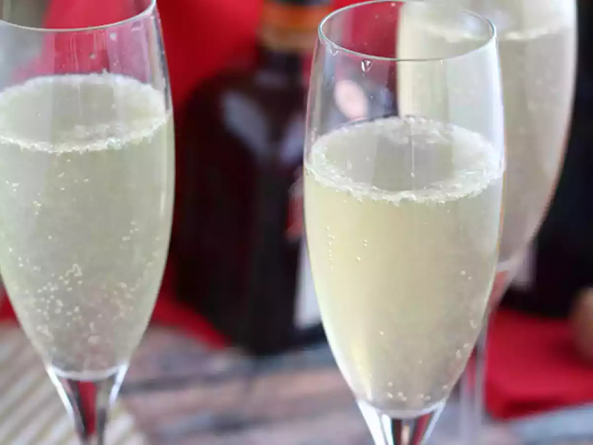 Champagnesuppe, en festlig cocktail - foto 4