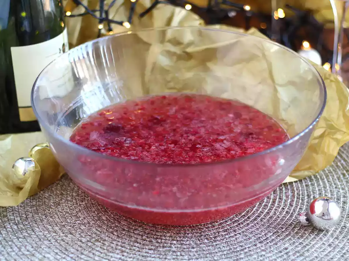 Champagnesuppe med hindbær - foto 2