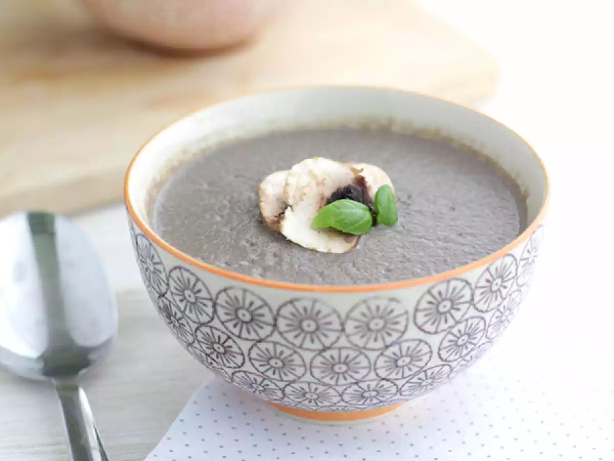 Champignonflødesuppe