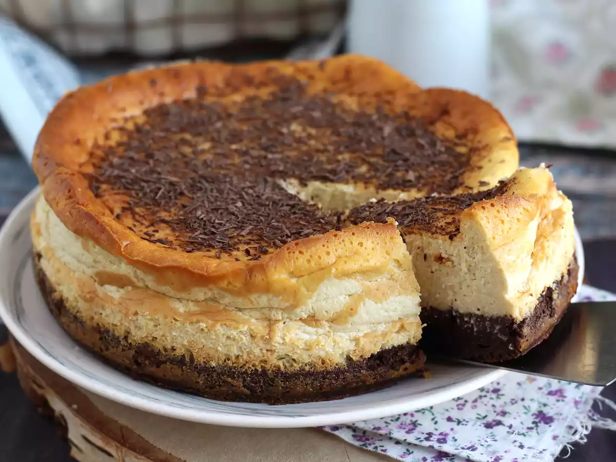 Cheesecake-brownie, en overraskende kombination, der vil glæde dine smagsløg! - foto 4