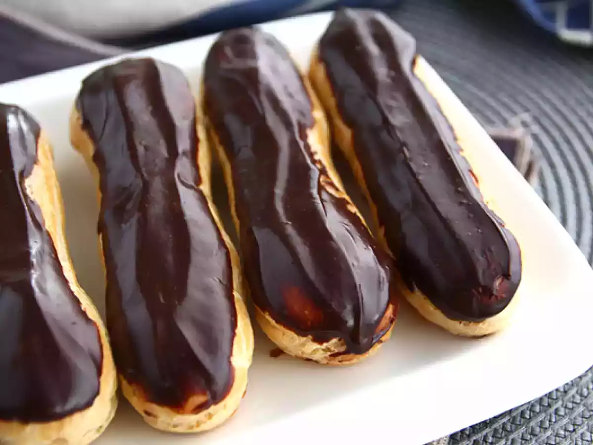 Chokolade-éclairs (trin-for-trin-vejledning) - foto 3