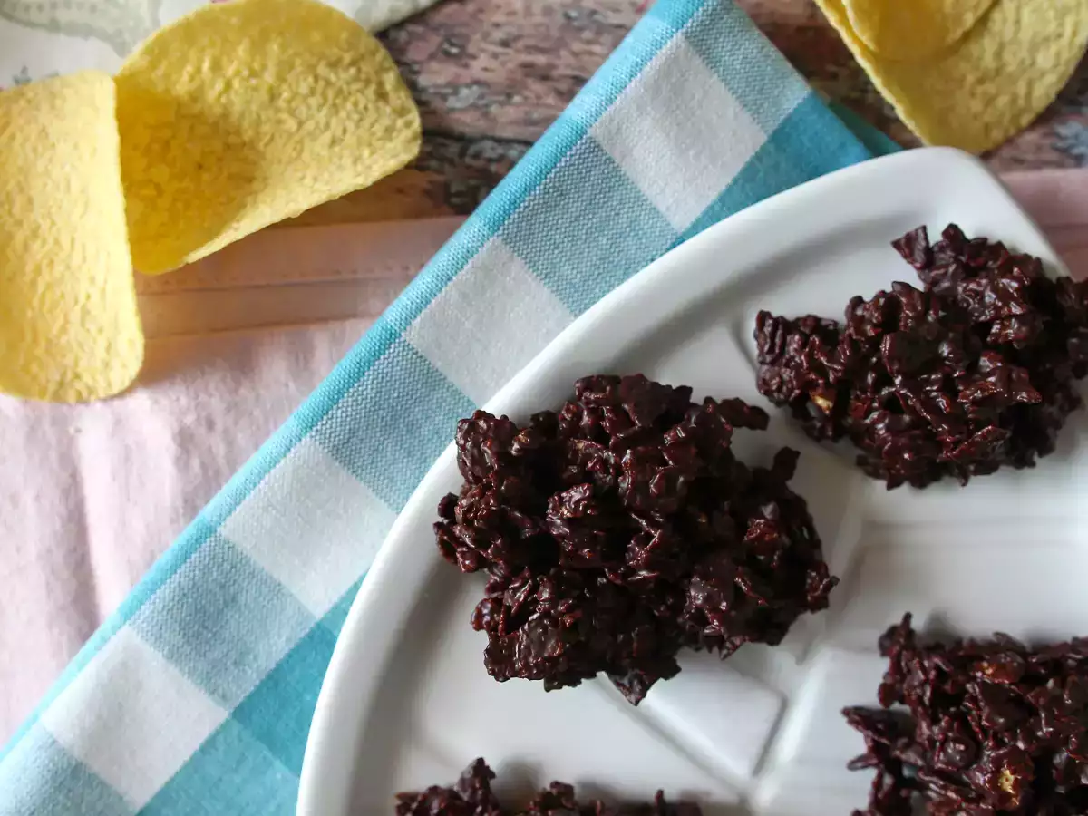 Chokolade Pringles i sandroser - foto 6