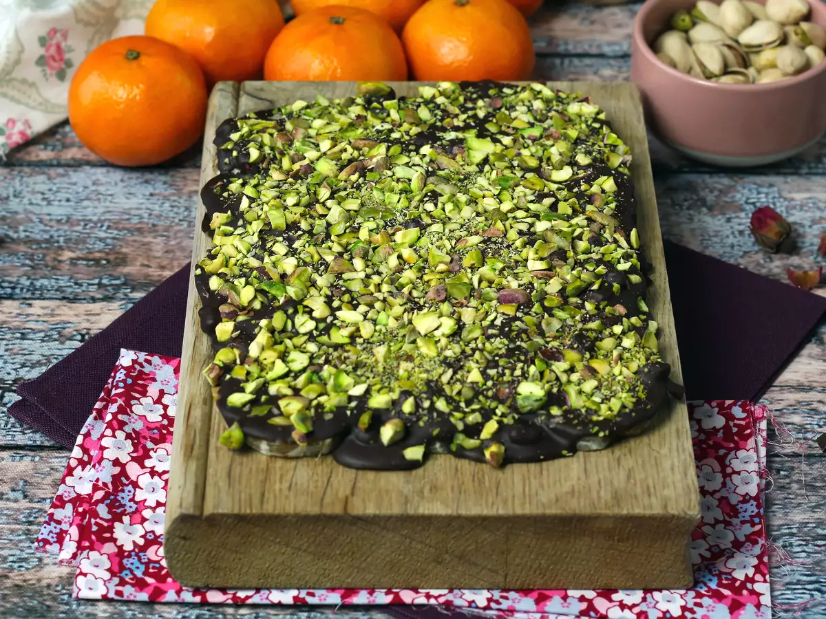 Chokoladebar med pistacie og mandarin, den perfekte godbid til vinteren! - foto 3