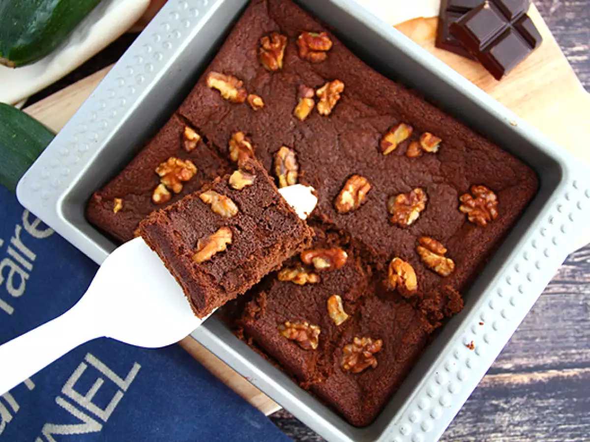 Chokoladekage uden smør – saftig brownie med squash - foto 2