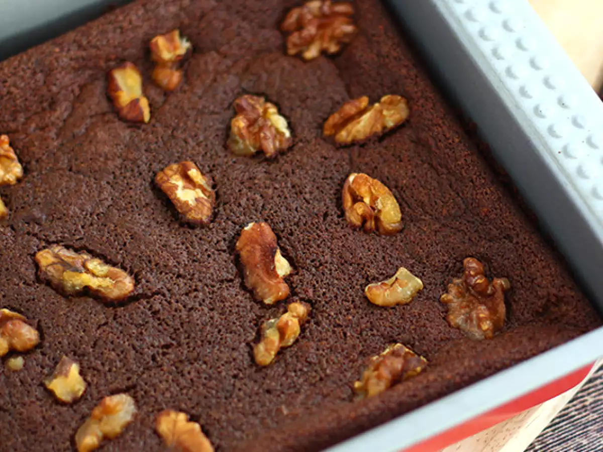 Chokoladekage uden smør – saftig brownie med squash - foto 4