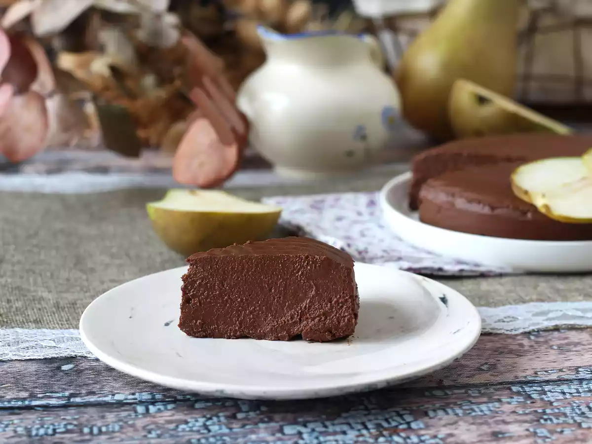 Chokoladepærefudge, en supernem dessert at lave med kun 2 ingredienser! - foto 5