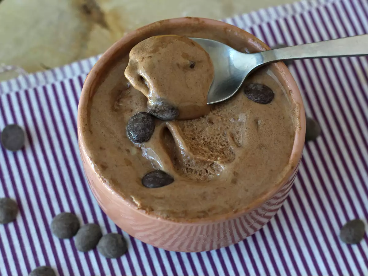 Chokoladevalle-superprotein-is, klar på 5 minutter!