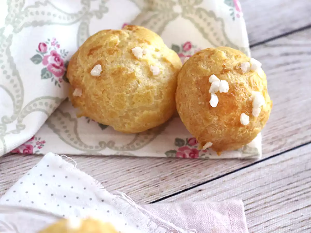 Chouquettes, choux med perlesukker - foto 3