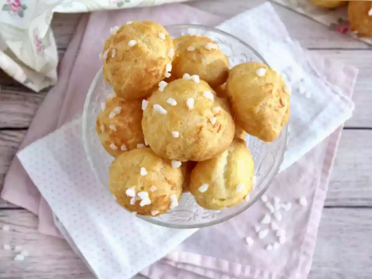 Chouquettes, choux med perlesukker - foto 5
