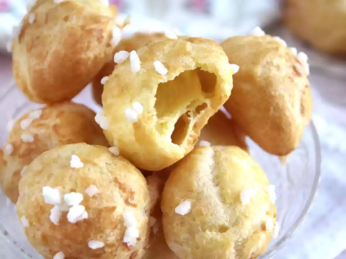 Chouquettes, choux med perlesukker - foto 6