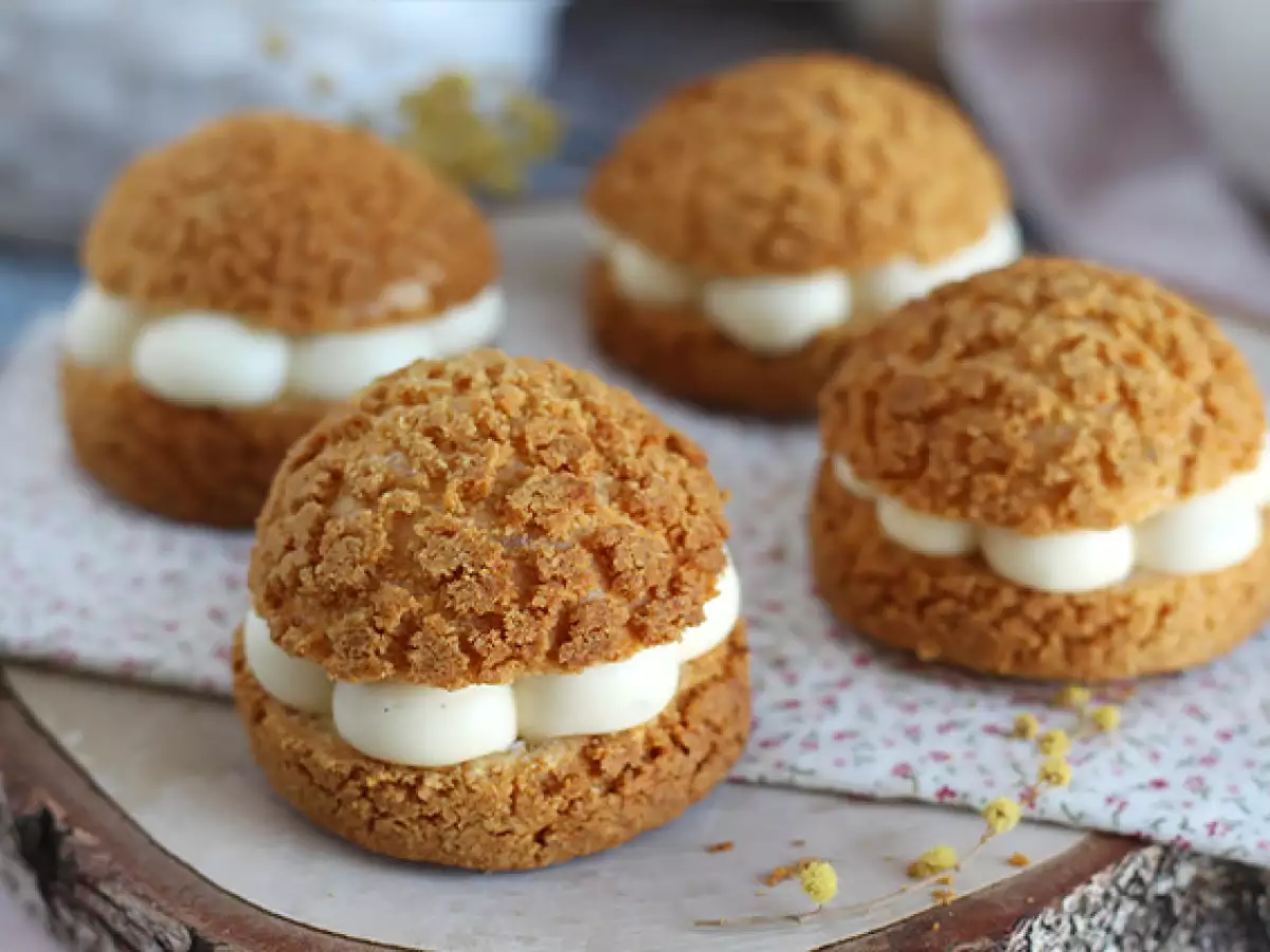 Choux au craquelin med vaniljecreme - foto 2