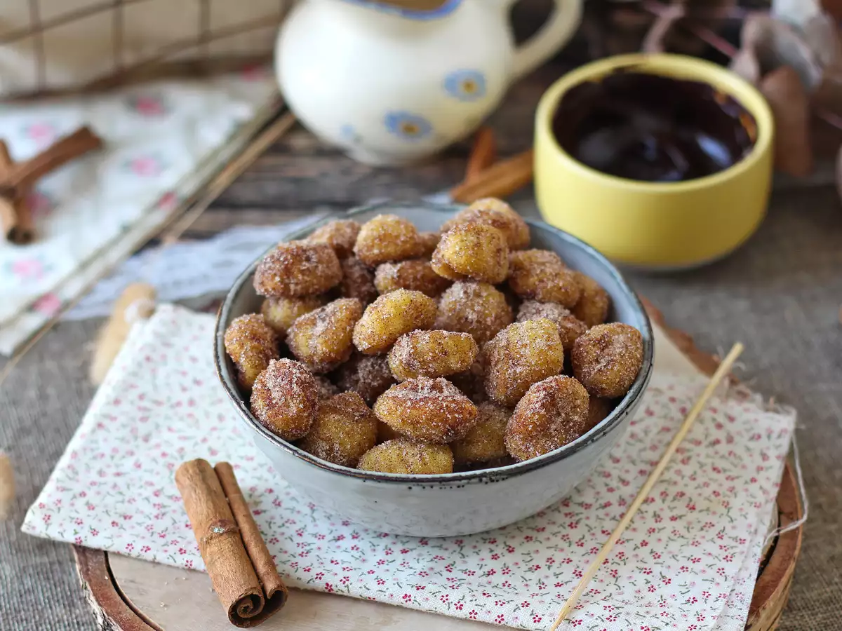 Churros-gnocchi i airfryer: dessert med kanel, lige til at hapse! - foto 2