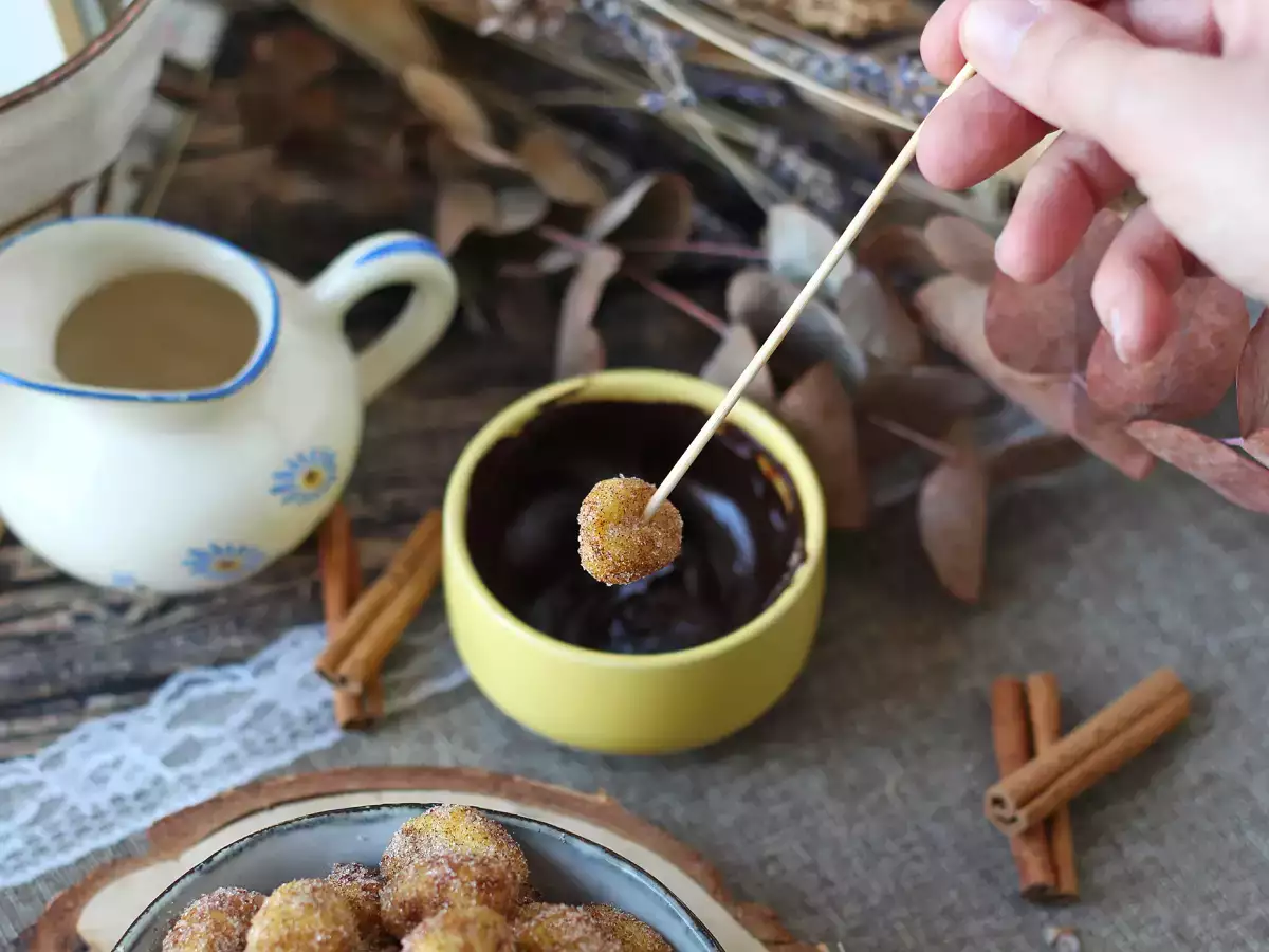 Churros-gnocchi i airfryer: dessert med kanel, lige til at hapse! - foto 3
