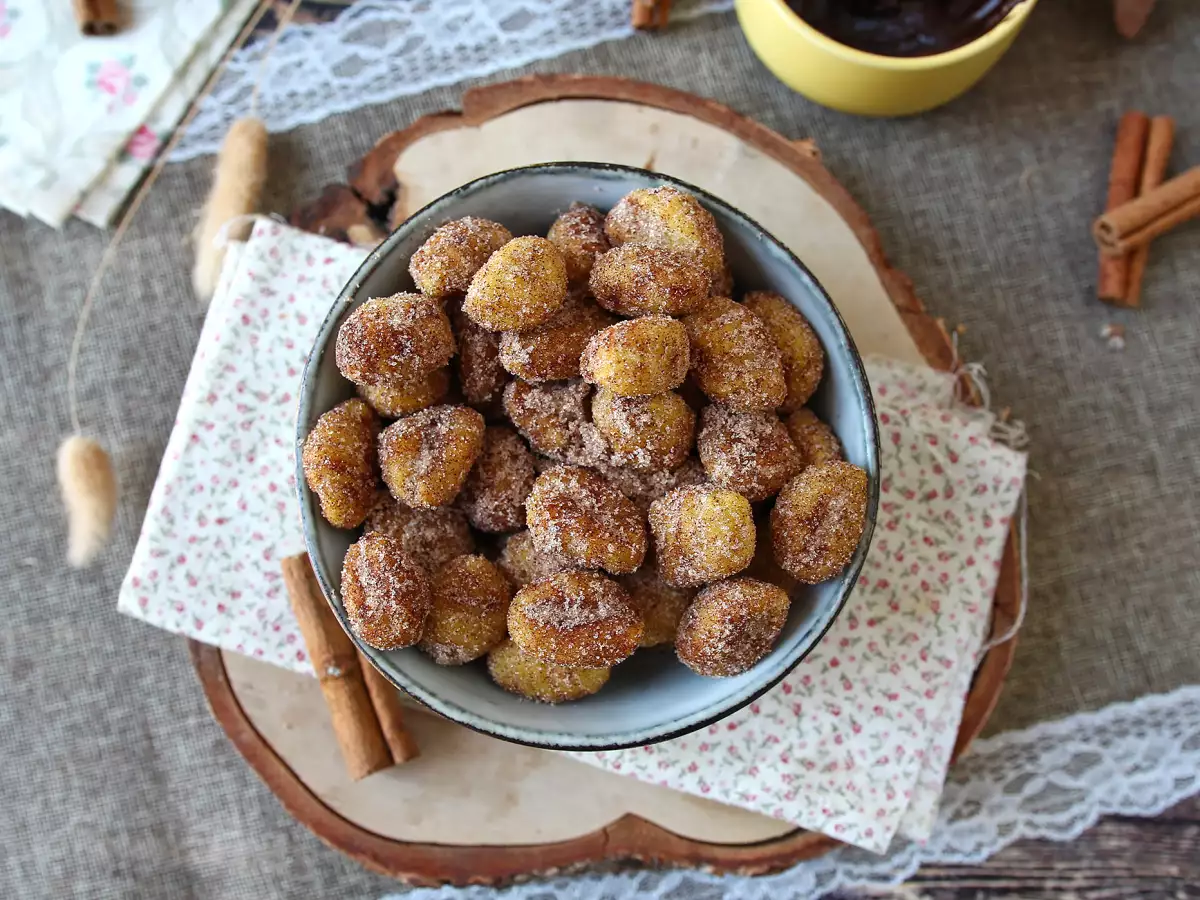 Churros-gnocchi i airfryer: dessert med kanel, lige til at hapse! - foto 6