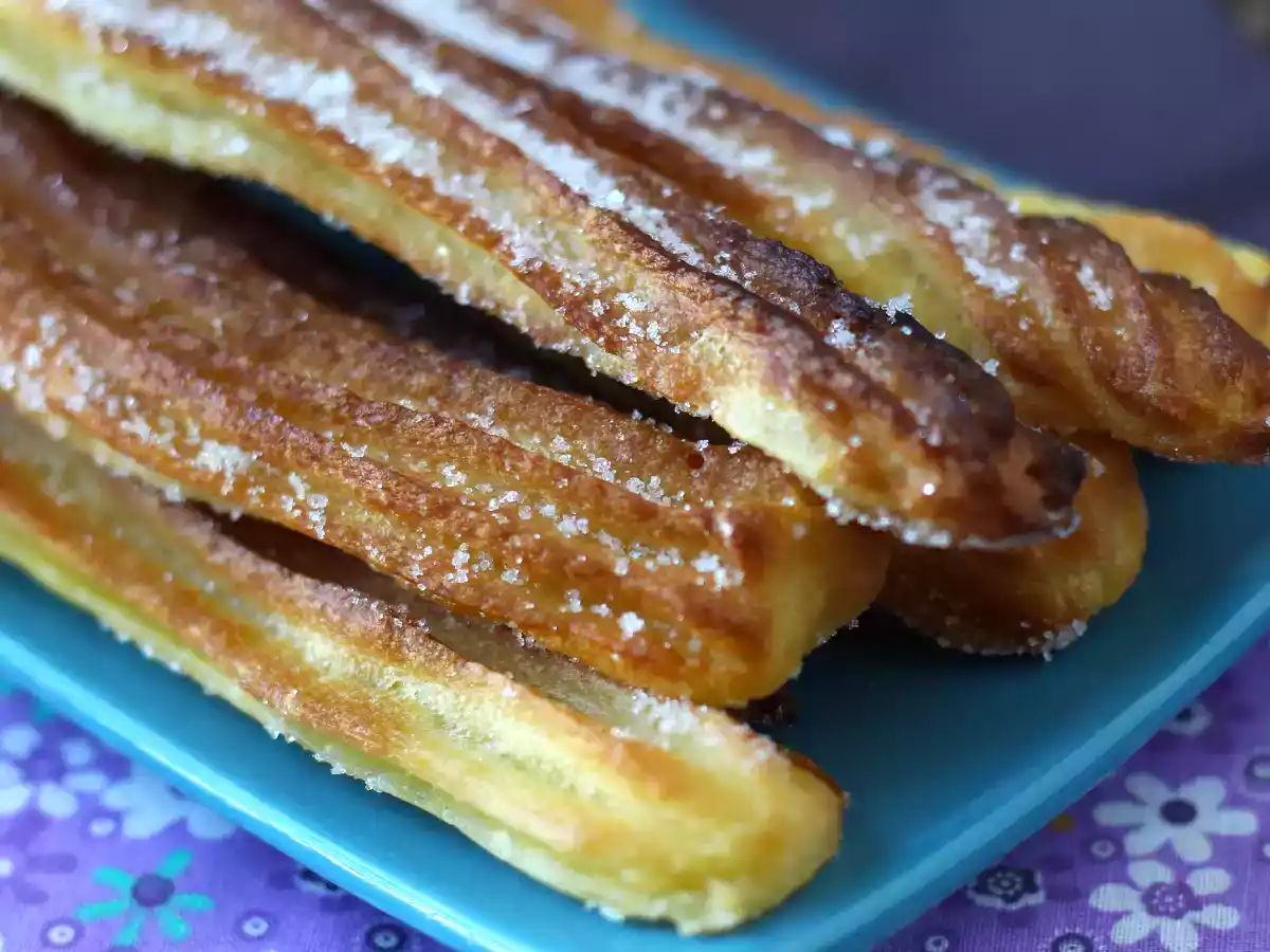 Churros tilberedt i Air Fryer - foto 7