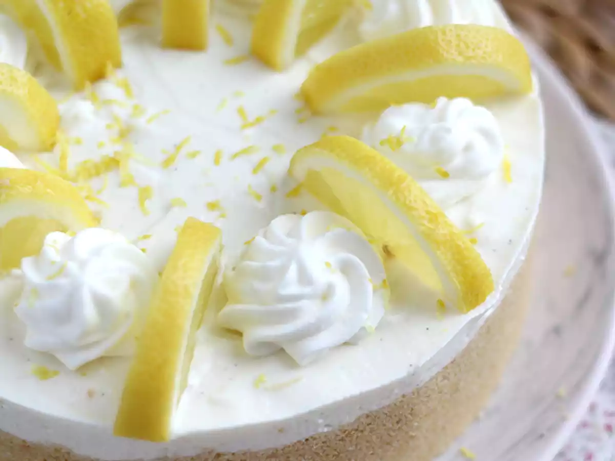 Citron-cheesecake uden bagning - foto 4