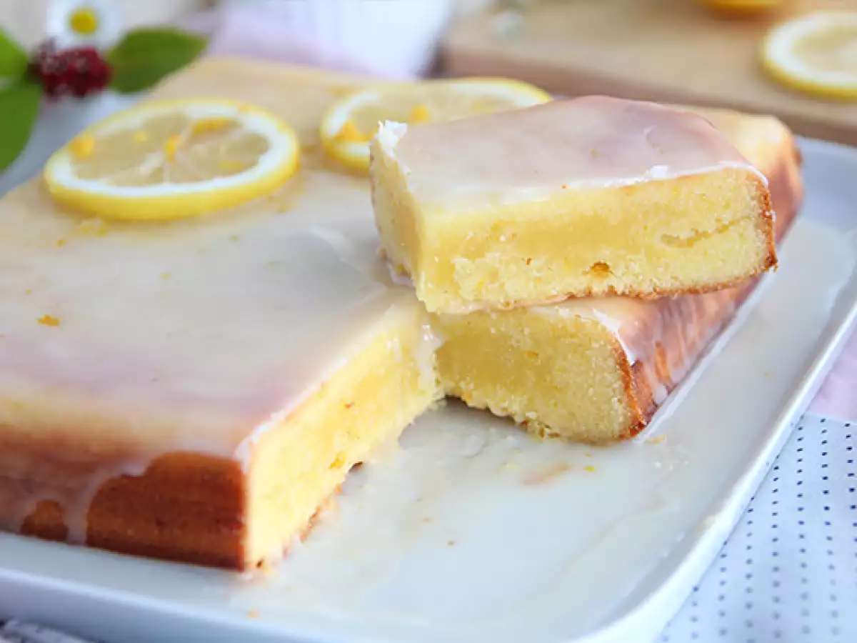 Citronbrownie