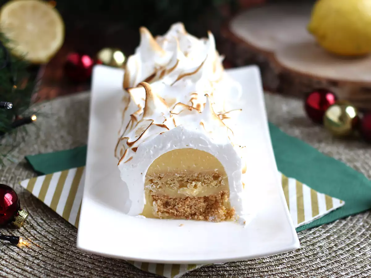 Citronmarengsroulade
