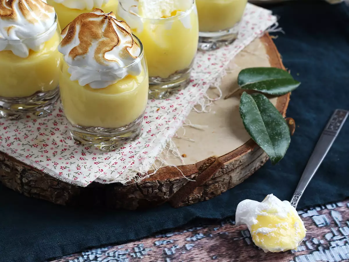 Citronmarengstærte i glas - foto 5