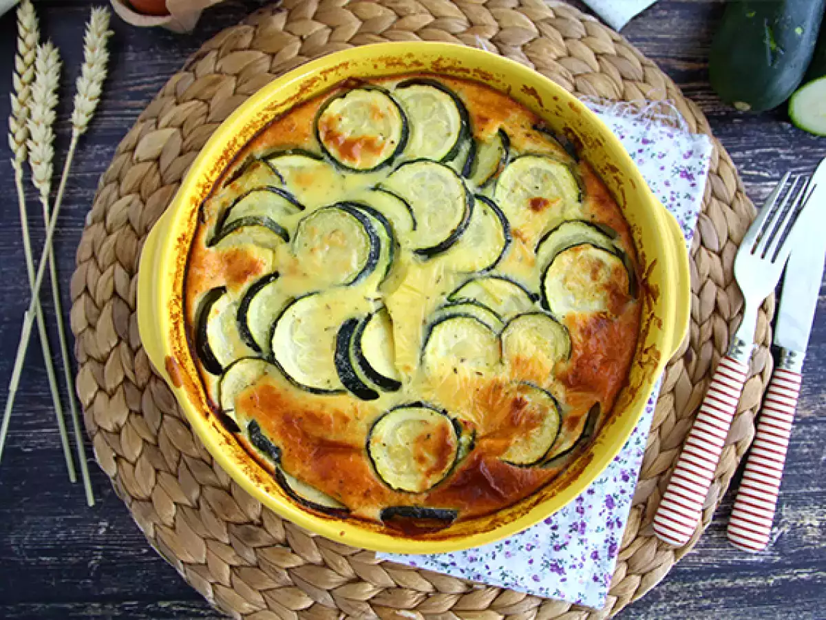Clafoutis med squash og gedeost