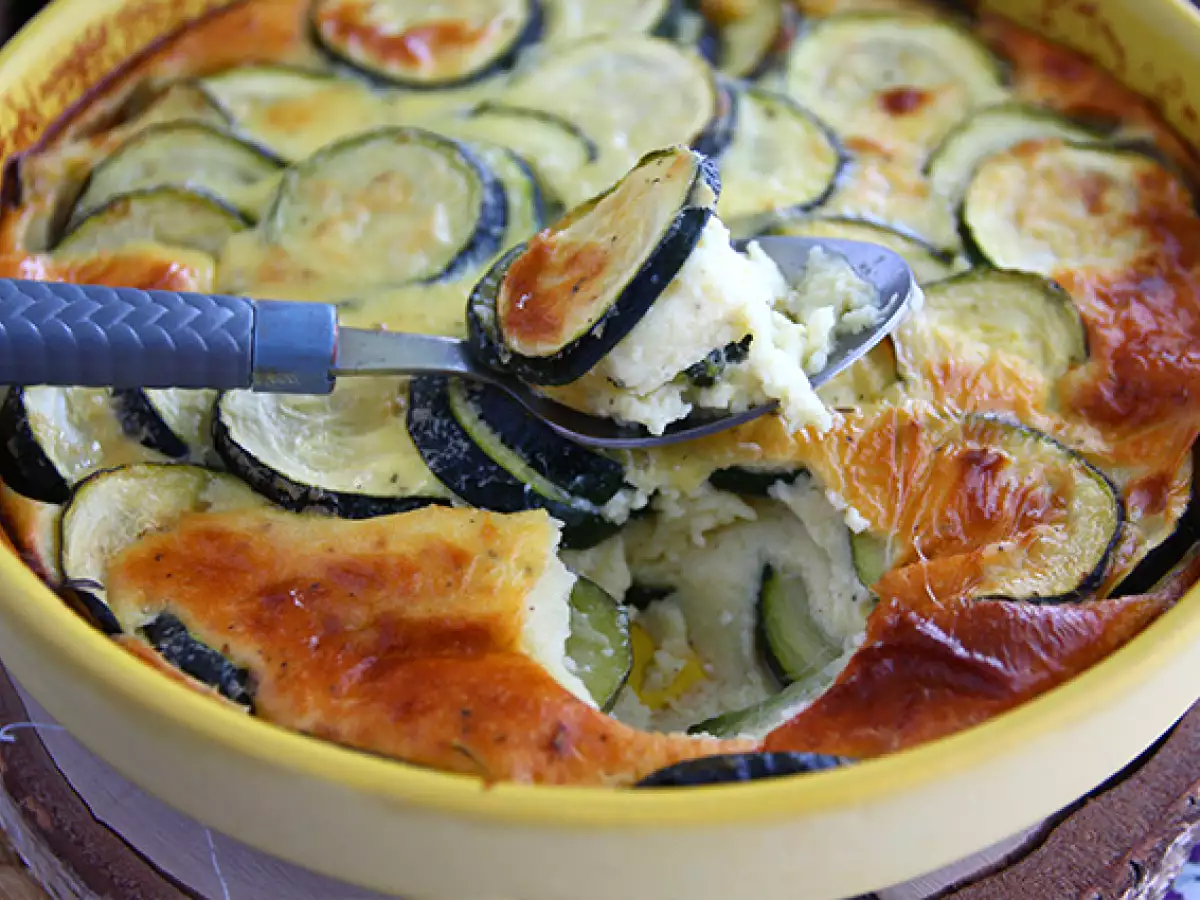 Clafoutis med squash og gedeost - foto 4