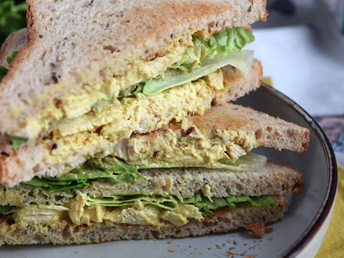 Club sandwich med kylling i karry - foto 4