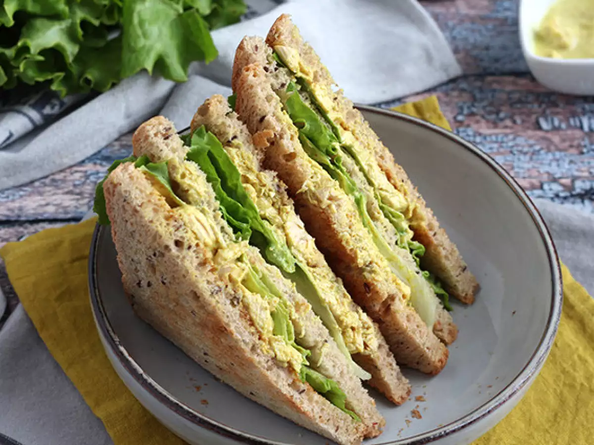 Club sandwich med kylling i karry - foto 5