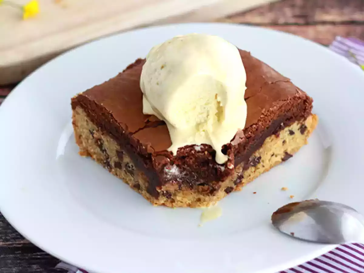 Cookie- og browniekage perfekt til en snack! - foto 3