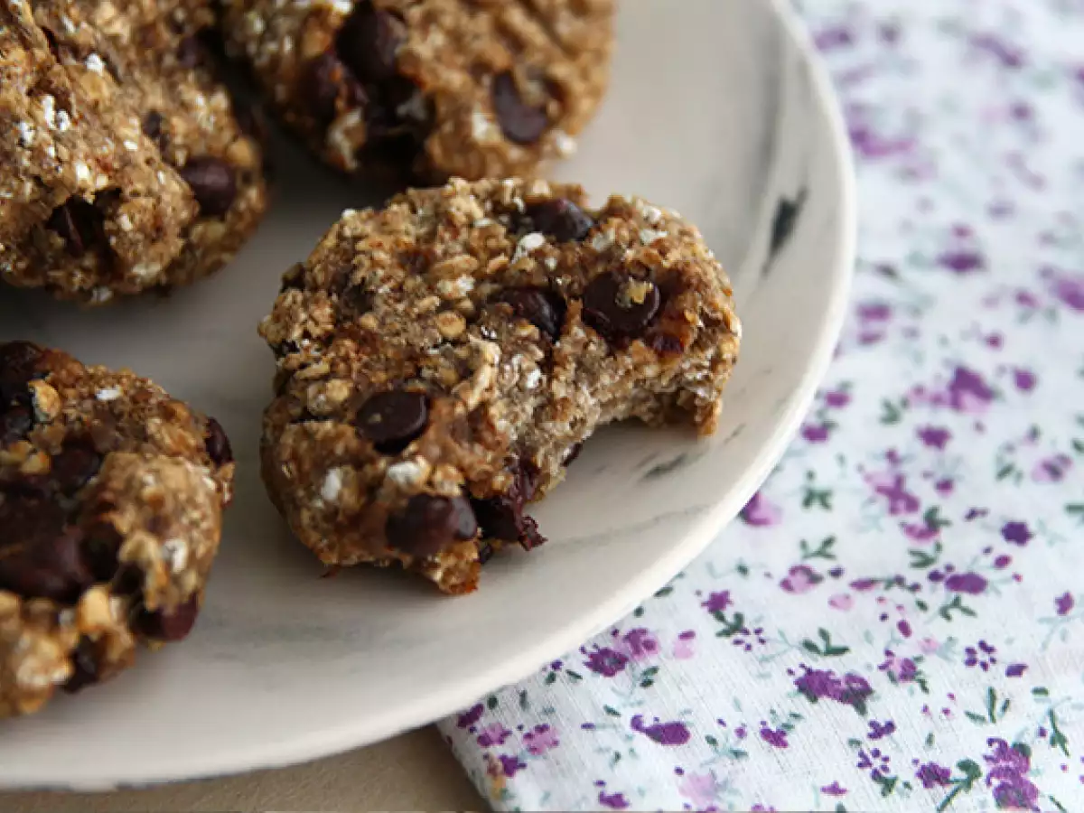 Cookies med banan og chokolade – kun 3 ingredienser - foto 2