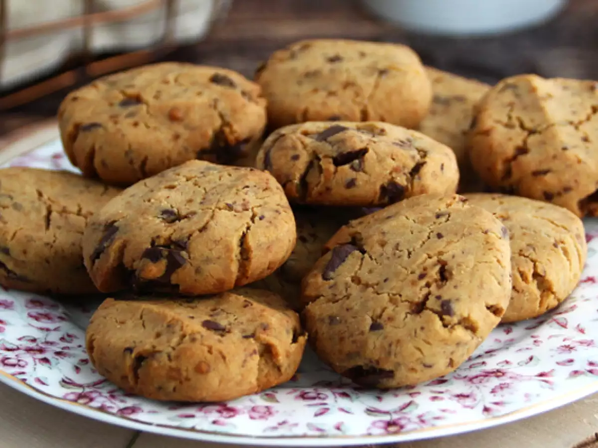 Cookies med chokoladestykker (veganske og glutenfri) - foto 2