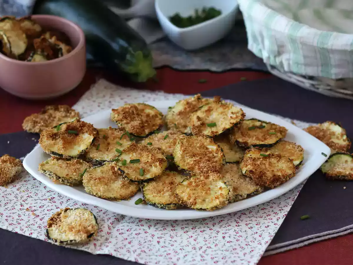 Courgette-chips med Air Fryer
