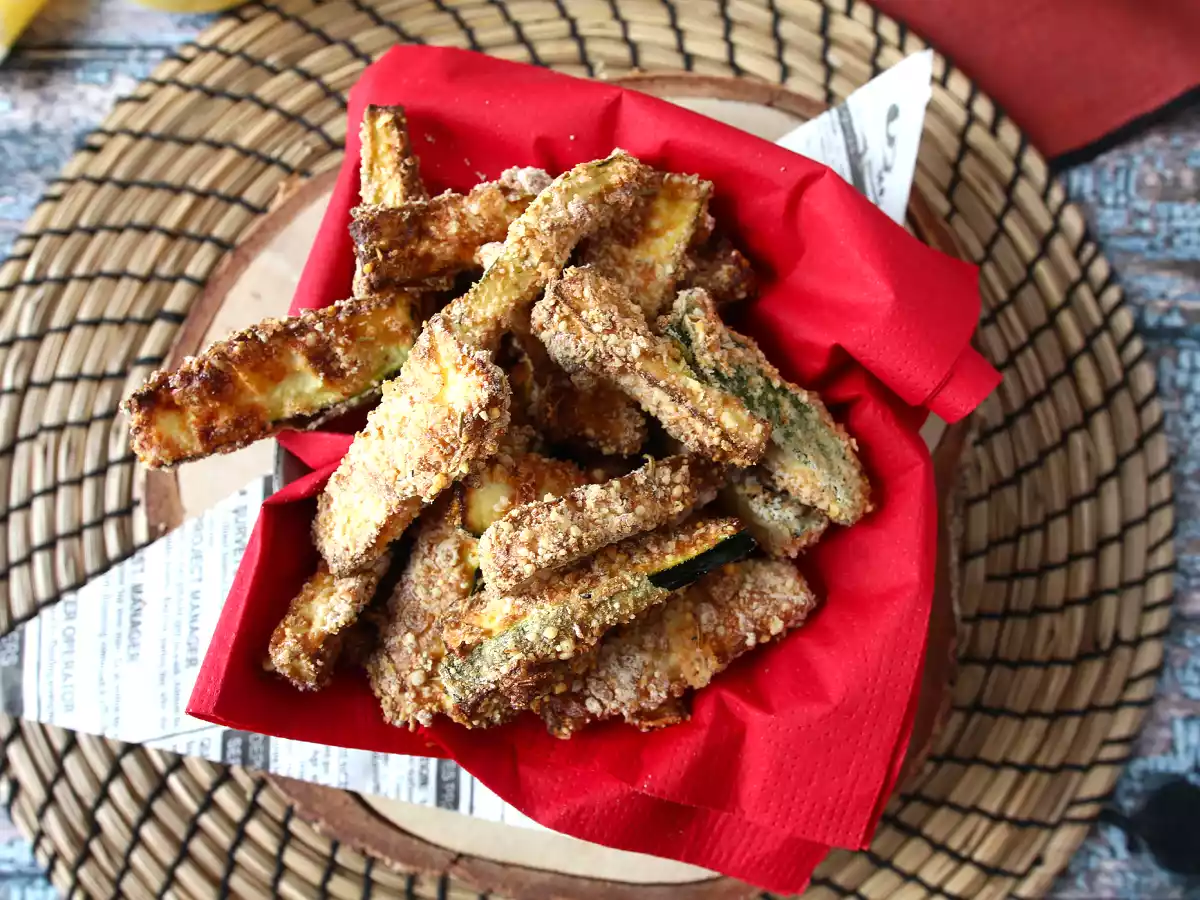 Courgette-fritter med Air fryer - foto 5