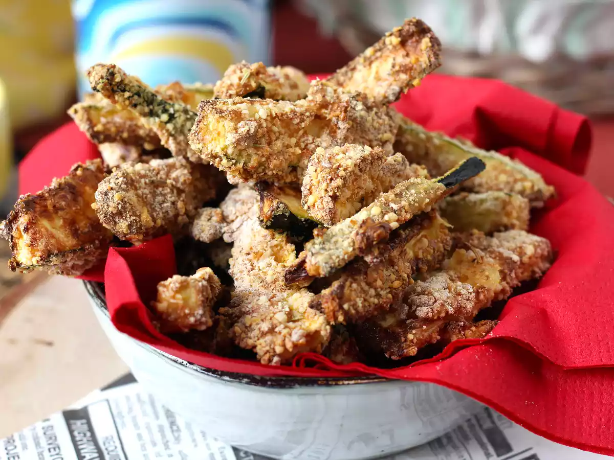Courgette-fritter med Air fryer - foto 6