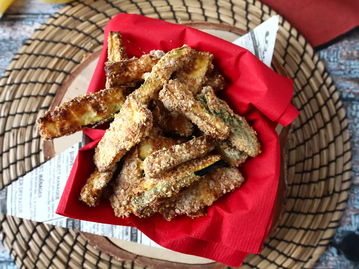 Courgettefritter i airfryer - foto 5