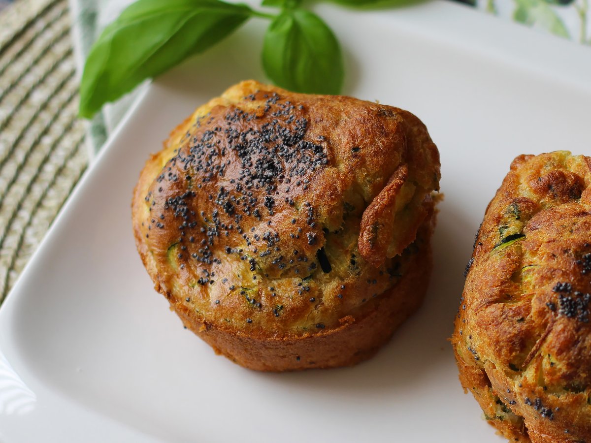 Courgettemuffins i frituregryde: den lette og luftige opskrift