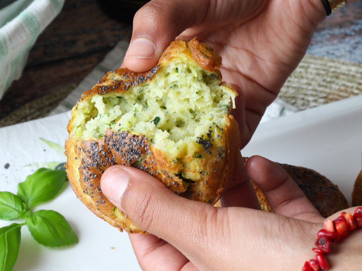 Courgettemuffins i frituregryde: den lette og luftige opskrift - foto 2