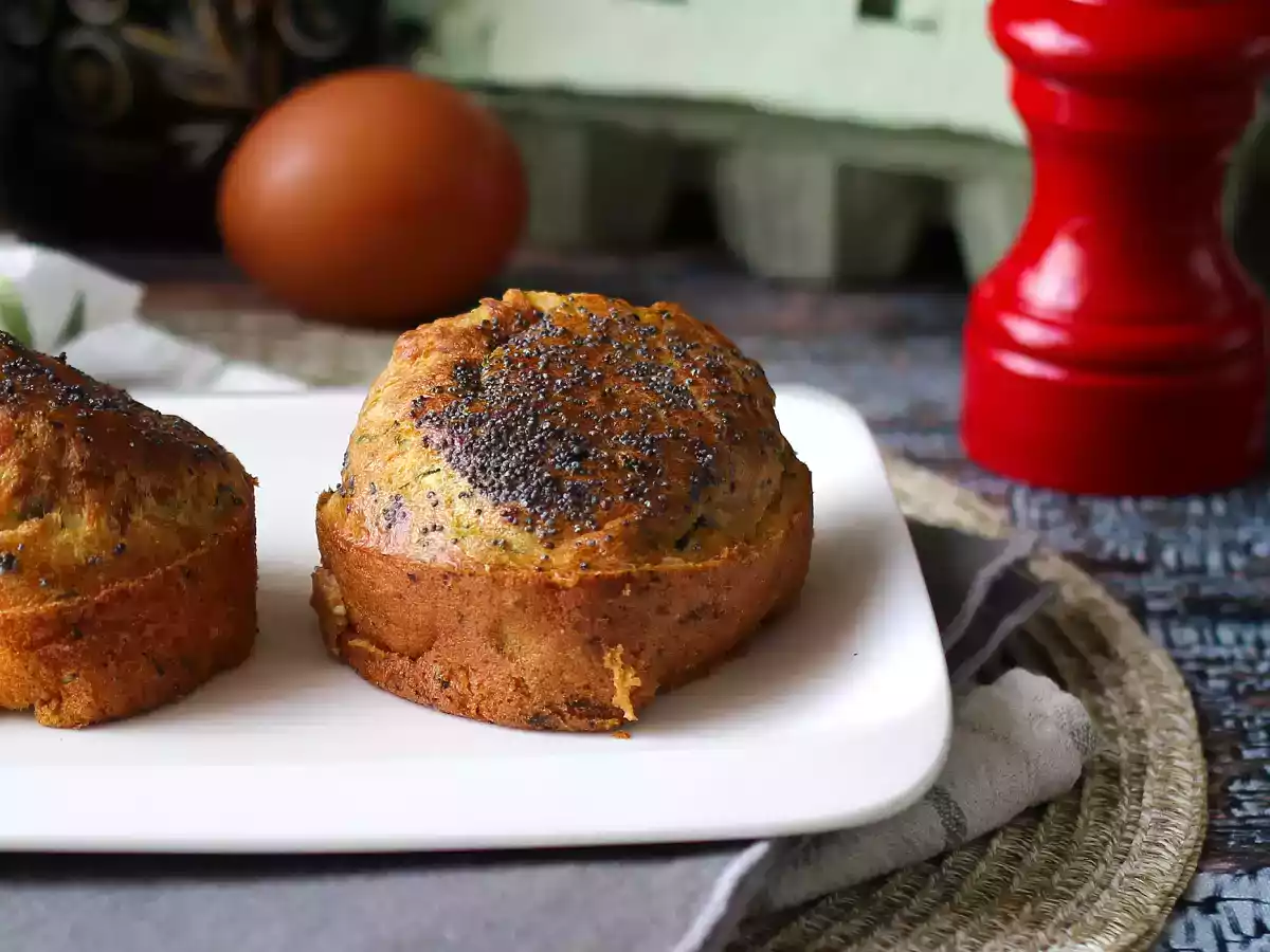 Courgettemuffins i frituregryde: den lette og luftige opskrift - foto 4